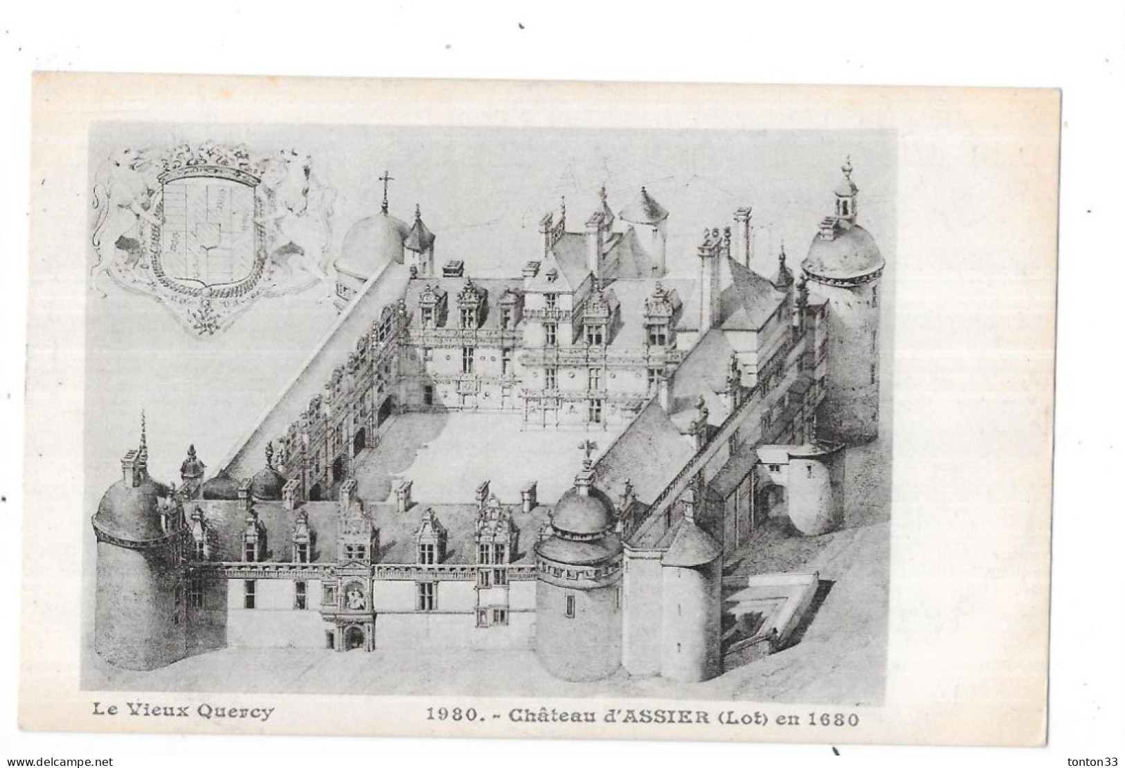 DEPT 46 - Le Chateau D'ASSIER En 1680 - TOUL 4 - - Assier