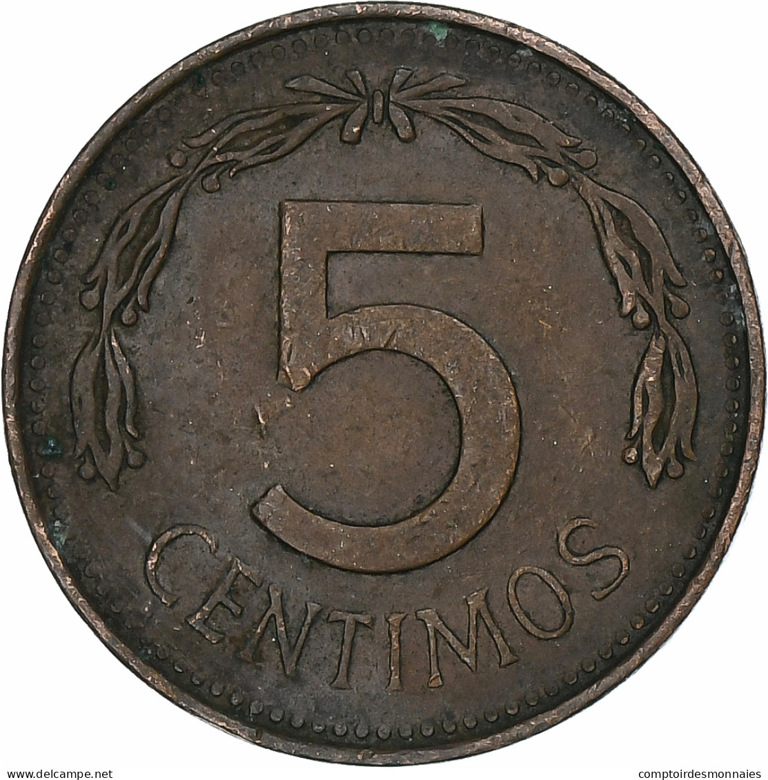 Venezuela, 5 Centimos, 1974 - Venezuela