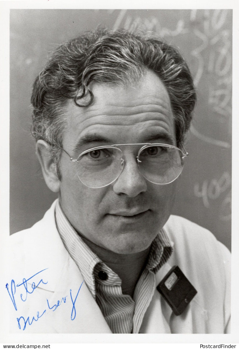 Peter Duesberg German Cancer Aids HIV Scientist Hand Signed Photo - Inventors & Scientists