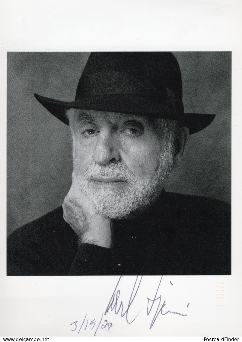 Carl Djerassi Austria Contraceptive Pill Scientist Hand Signed Photo - Inventors & Scientists