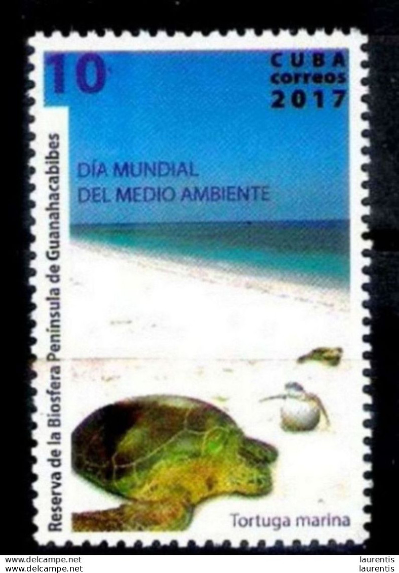 7477  Turtles - Tortues - 2017 - MNH - Only This Turtle In The Set - Cb - 1,10 C - Schildpadden