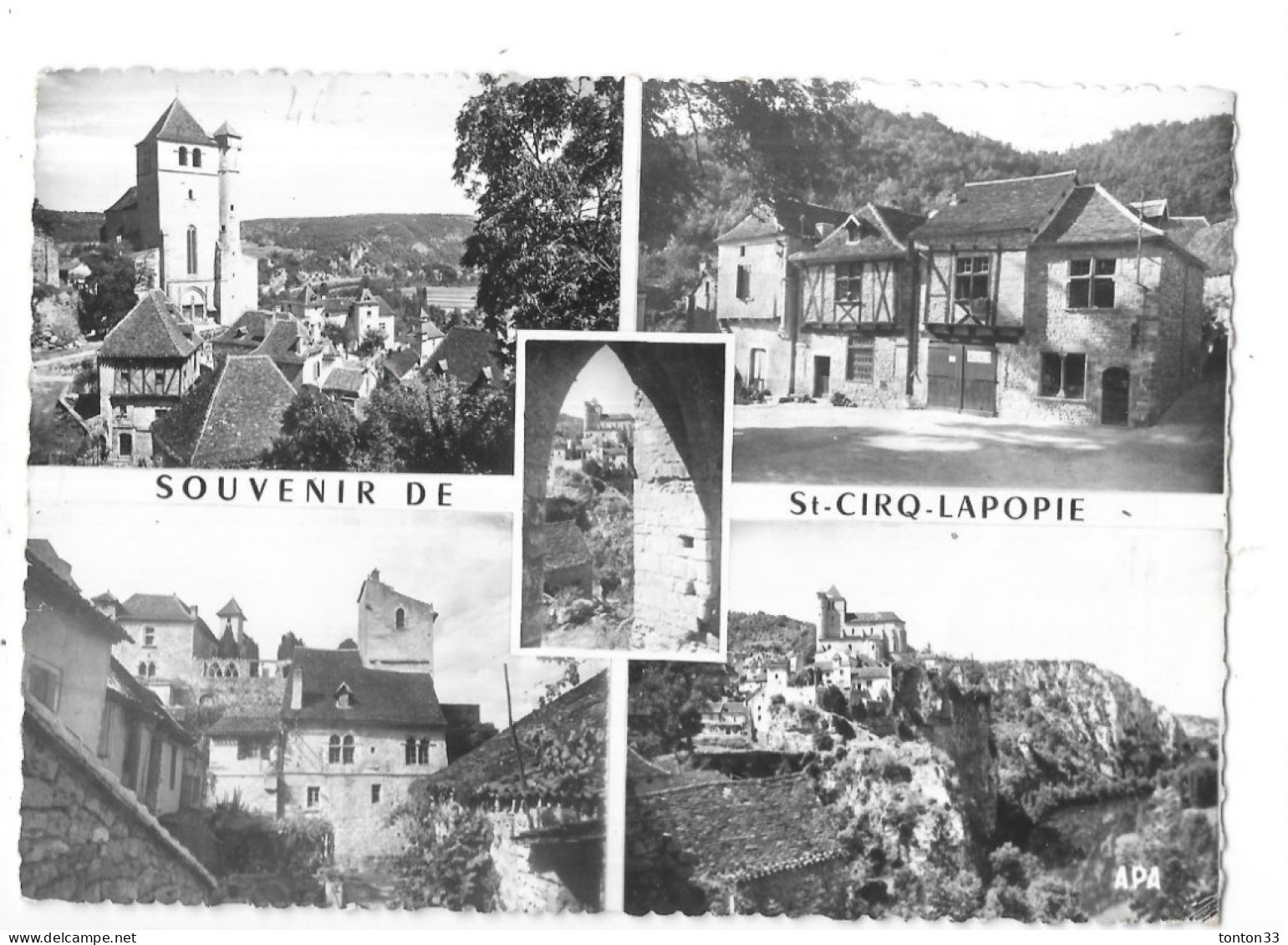 DEPT 46 - Souvenir De SAINT CIRQ LAPOPIE - MULTIVUES - 5 Vues - TOUL 4 - - Saint-Cirq-Lapopie