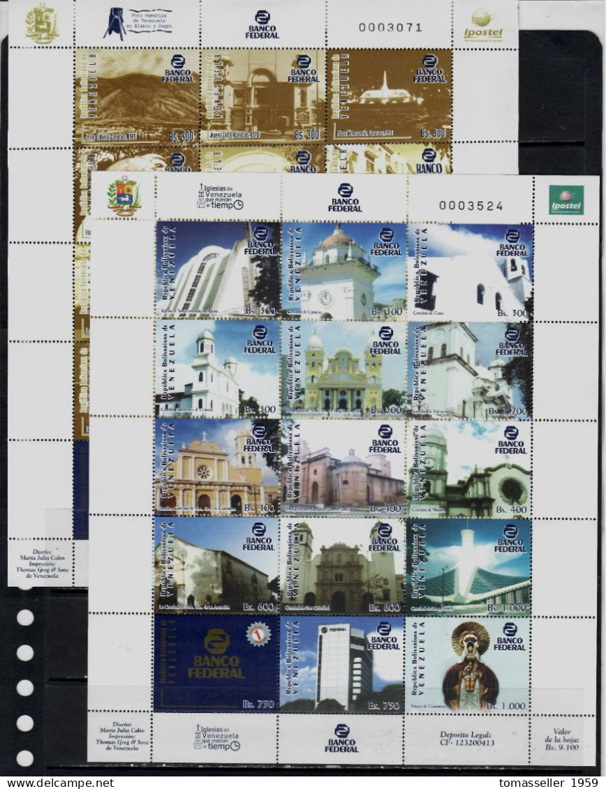 Venezuela-2004 Full  Year Set. 13 Issues (   17 S/s ).MNH** - Venezuela