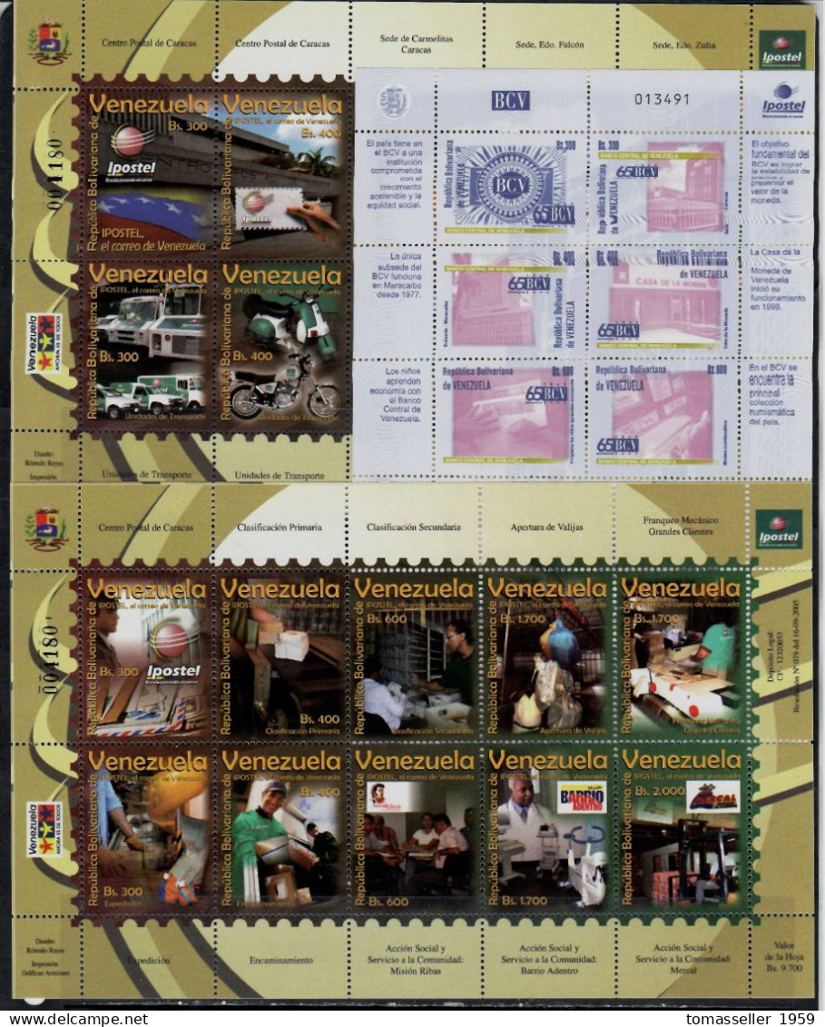Venezuela-2005 Full  Year Set. 4 Issues (   6 S/s ).MNH** - Venezuela