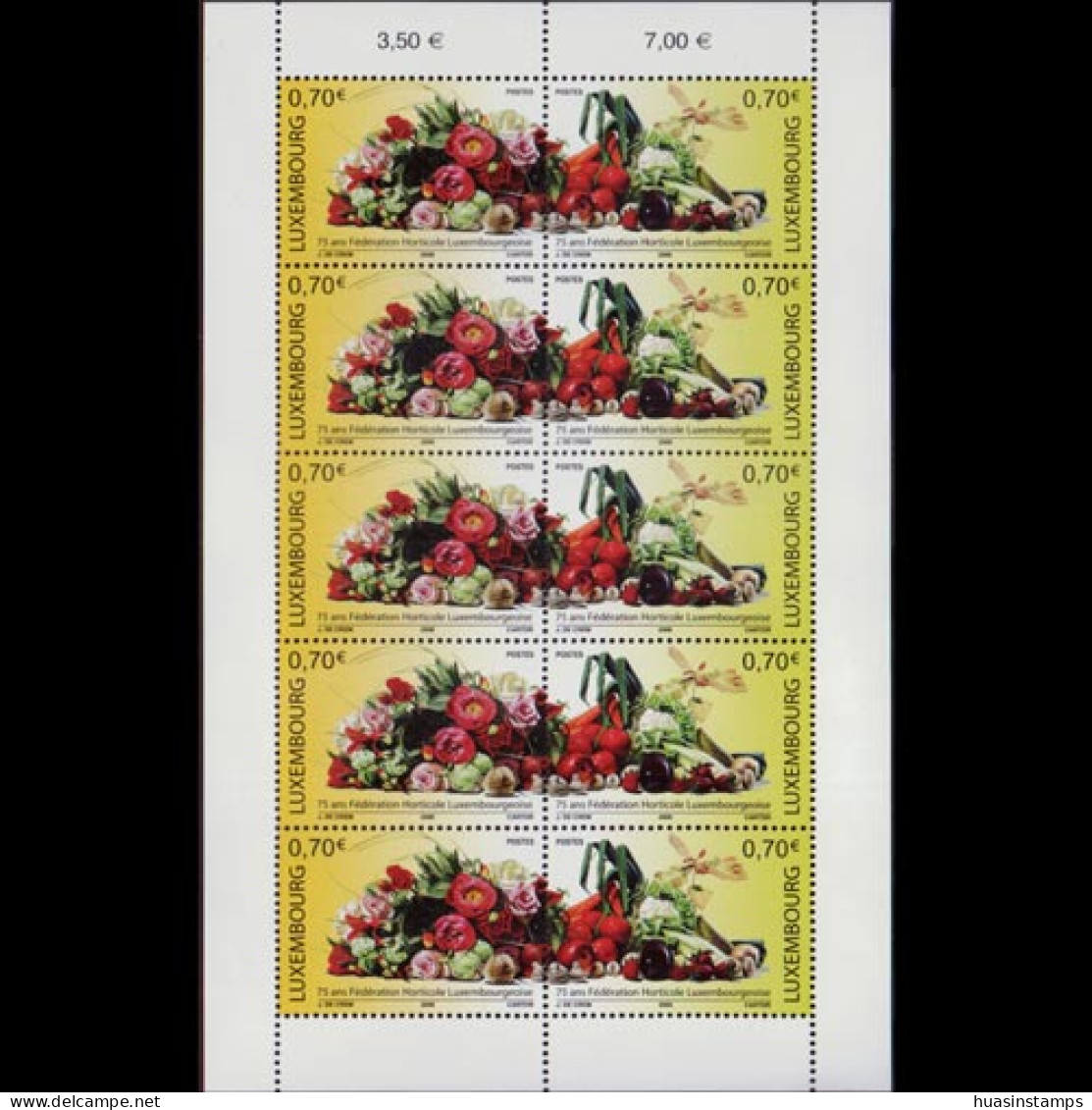 LUXEMBOURG 2006 - Scott# 1197 Sheet-Horticulture MNH - Neufs