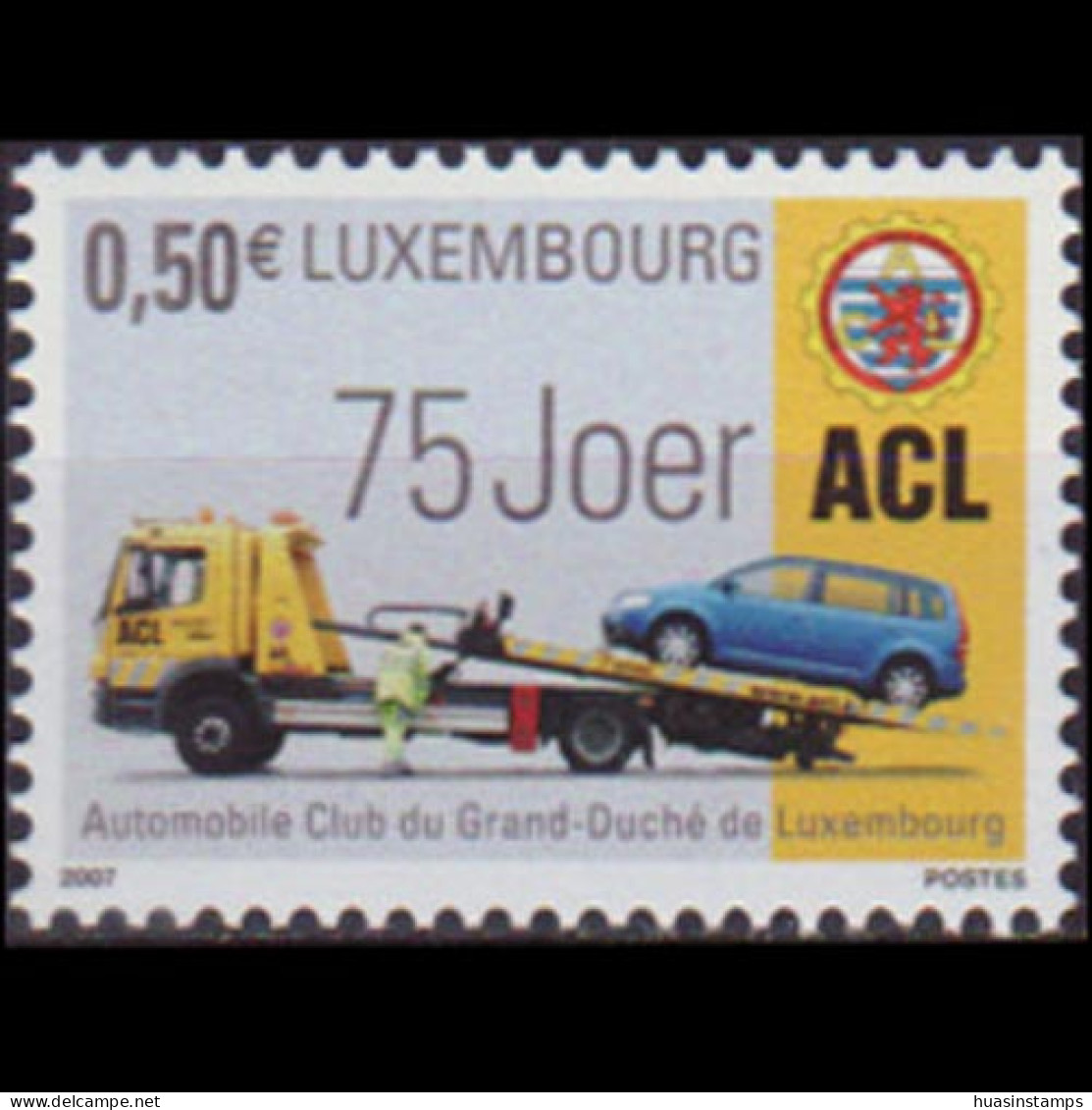 LUXEMBOURG 2007 - Scott# 1200 Auto Club Set Of 1 MNH - Nuevos