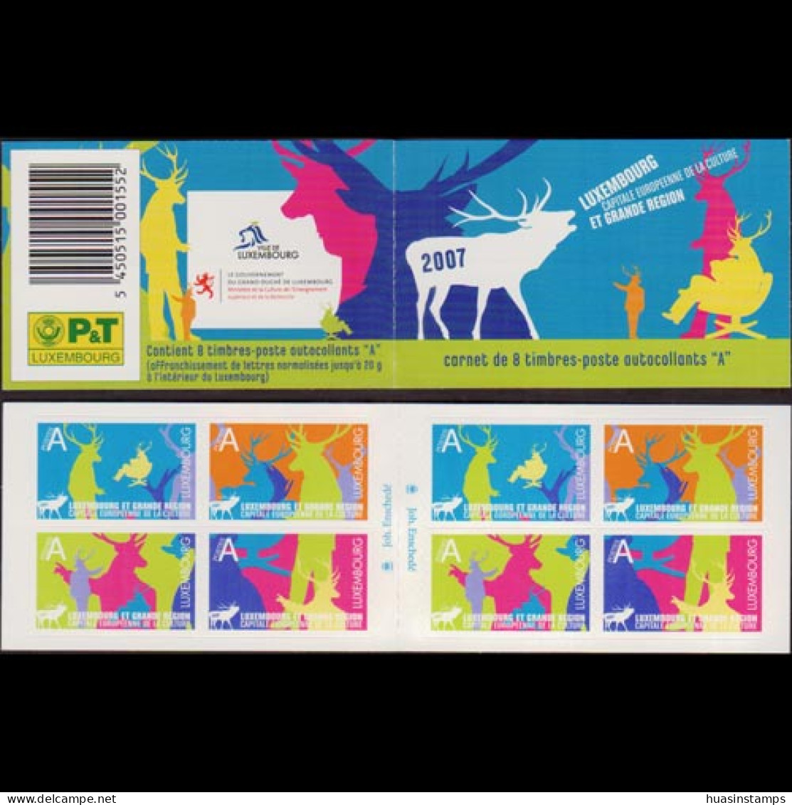 LUXEMBOURG 2007 - Scott# 1198 Booklet-Cultural Capital MNH - Neufs