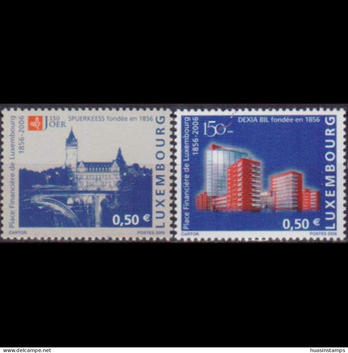 LUXEMBOURG 2006 - Scott# 1193-4 Bank Sesq. Set Of 2 MNH - Neufs