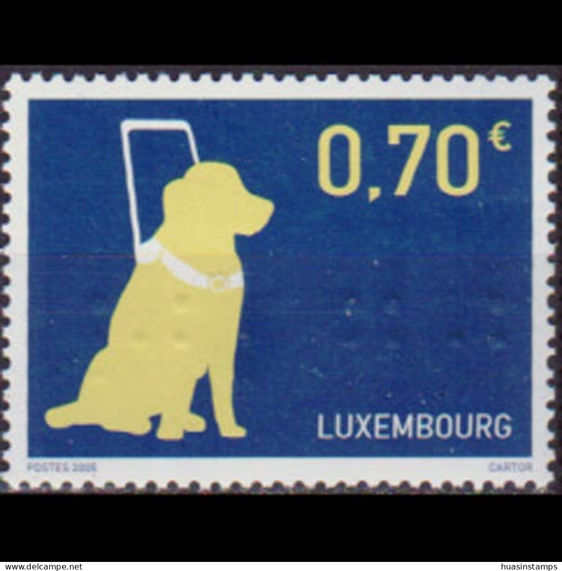 LUXEMBOURG 2005 - Scott# 1176 Seeing Eye Dog Set Of 1 MNH - Unused Stamps