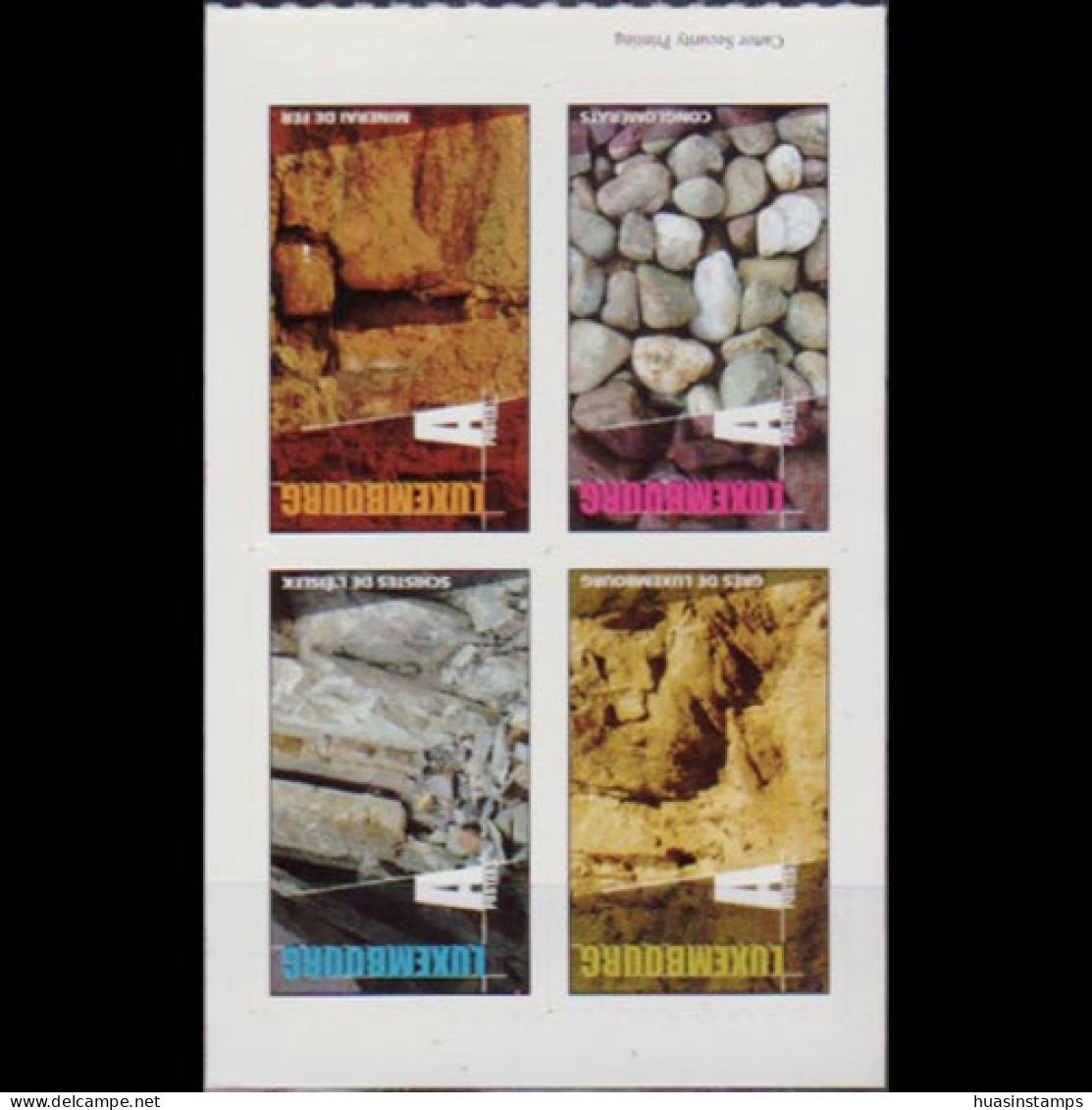 LUXEMBOURG 2005 - Scott# 1175 Rocks Set Of 4 MNH - Unused Stamps