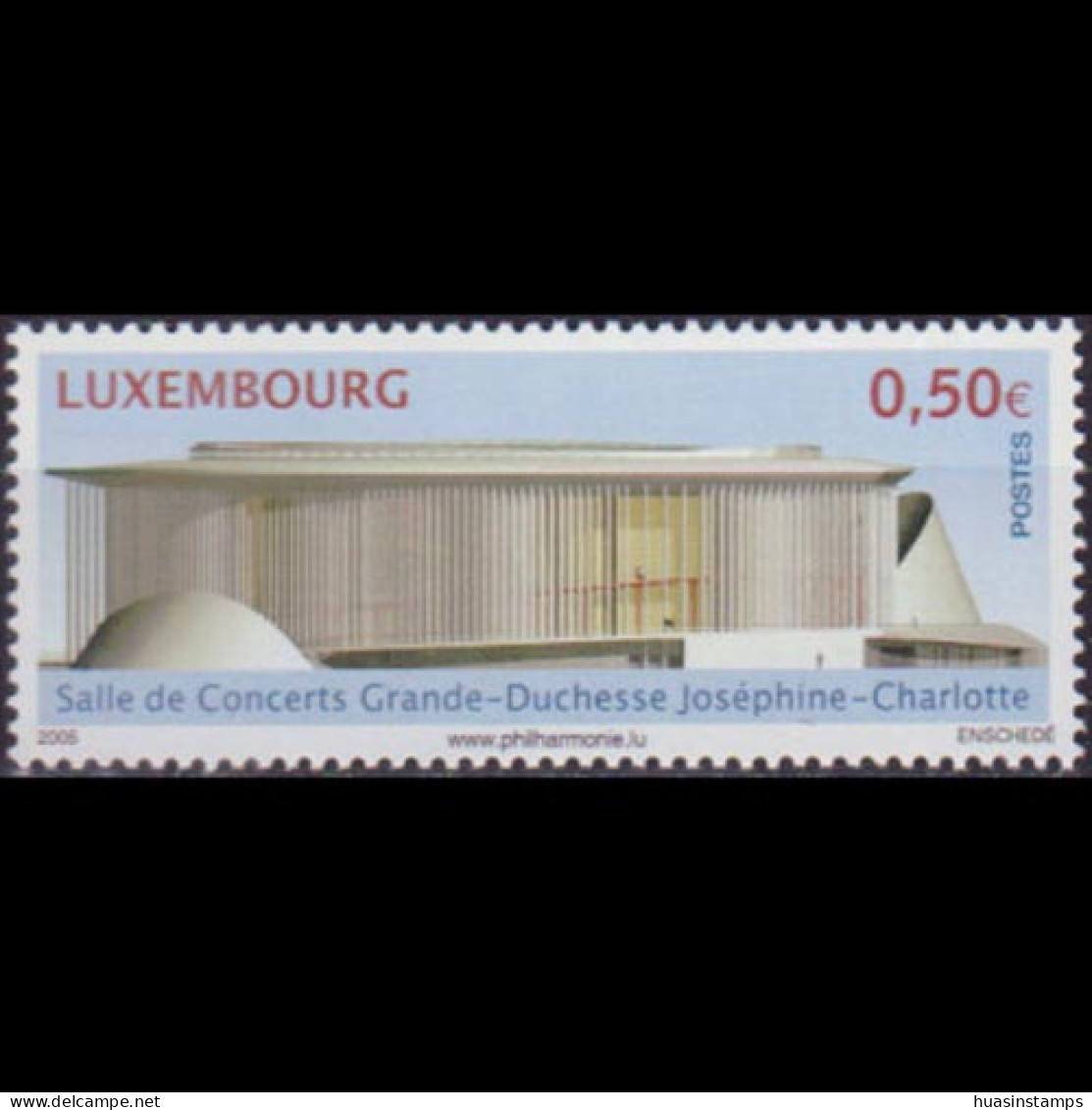 LUXEMBOURG 2005 - Scott# 1161 Concert Hall Set Of 1 MNH - Unused Stamps