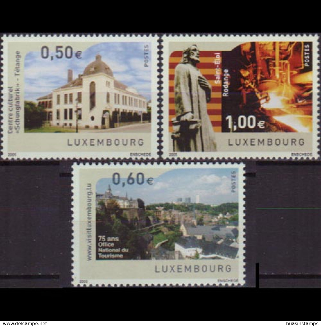 LUXEMBOURG 2005 - Scott# 1158-60 Tourism Set Of 3 MNH - Unused Stamps