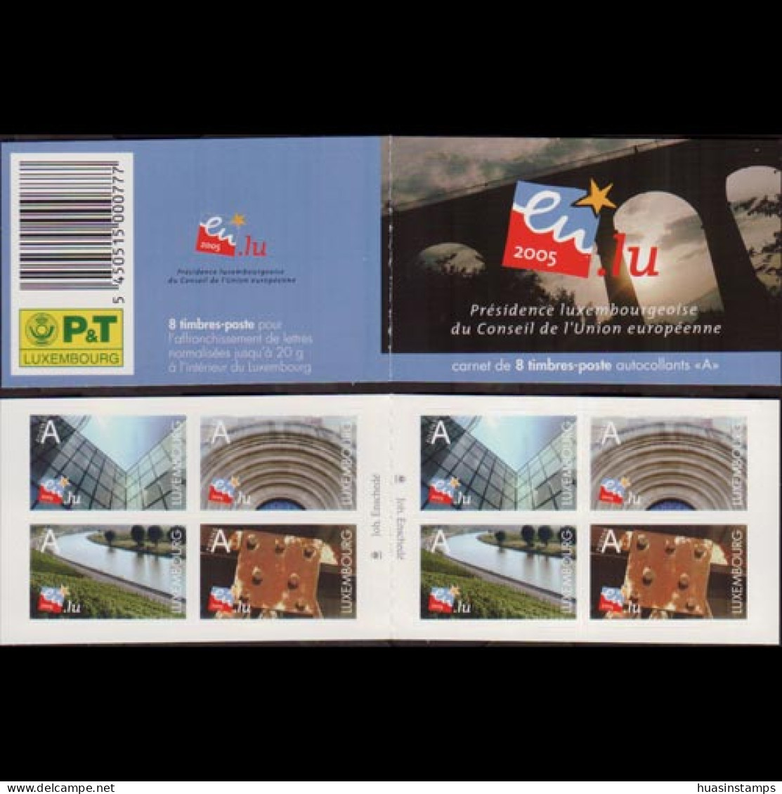 LUXEMBOURG 2005 - Scott# 1153 Booklet-Eurpean Council MNH - Nuevos