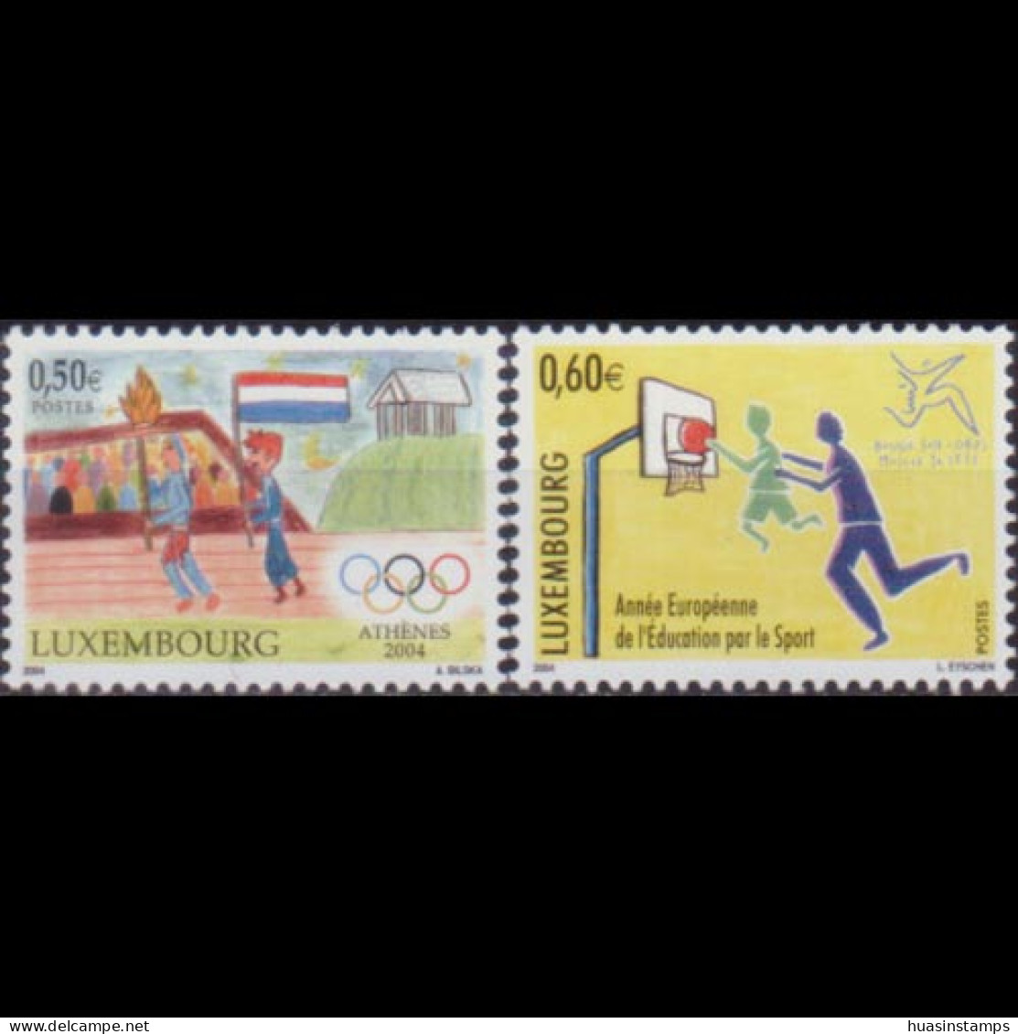 LUXEMBOURG 2004 - Scott# 1140-1 Olympics Set Of 2 MNH - Nuevos
