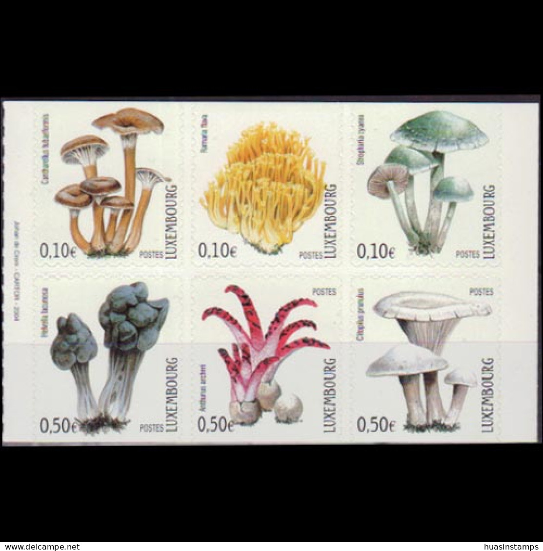 LUXEMBOURG 2004 - Scott# 1138 Mushrooms Set Of 6 MNH - Nuevos