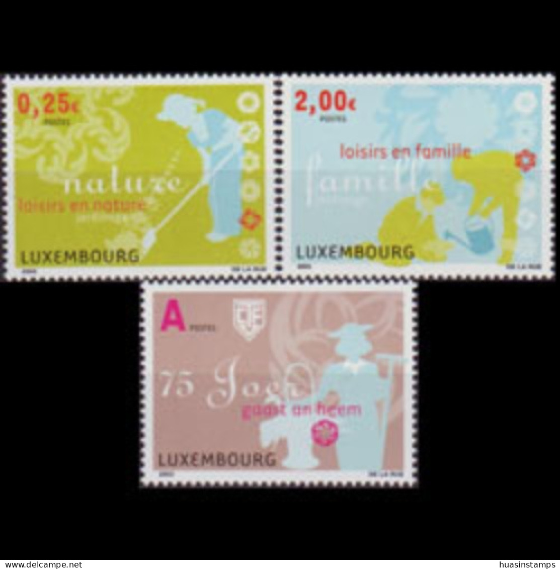 LUXEMBOURG 2003 - Scott# 1118-20 Gardeners Set Of 3 MNH - Unused Stamps