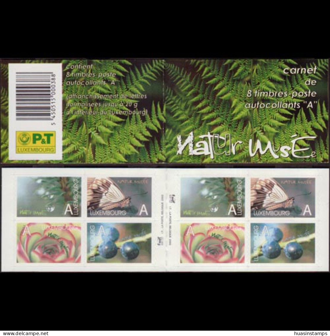 LUXEMBOURG 2002 - Scott# 1099 Booklet-Nature Museum MNH - Ongebruikt