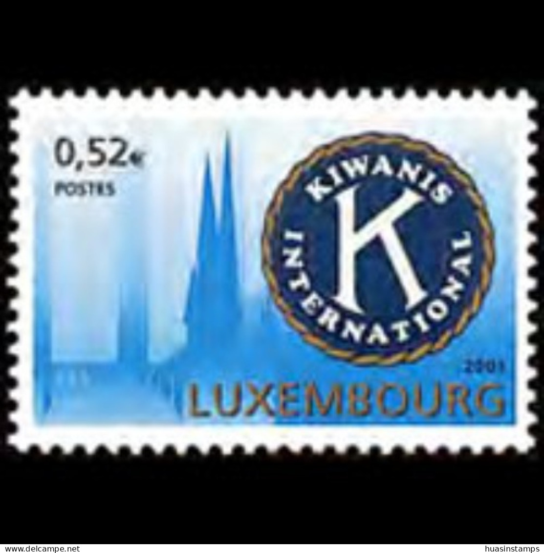 LUXEMBOURG 2001 - Scott# 1084 Kiwanis Intl. Set Of 1 MNH - Ongebruikt