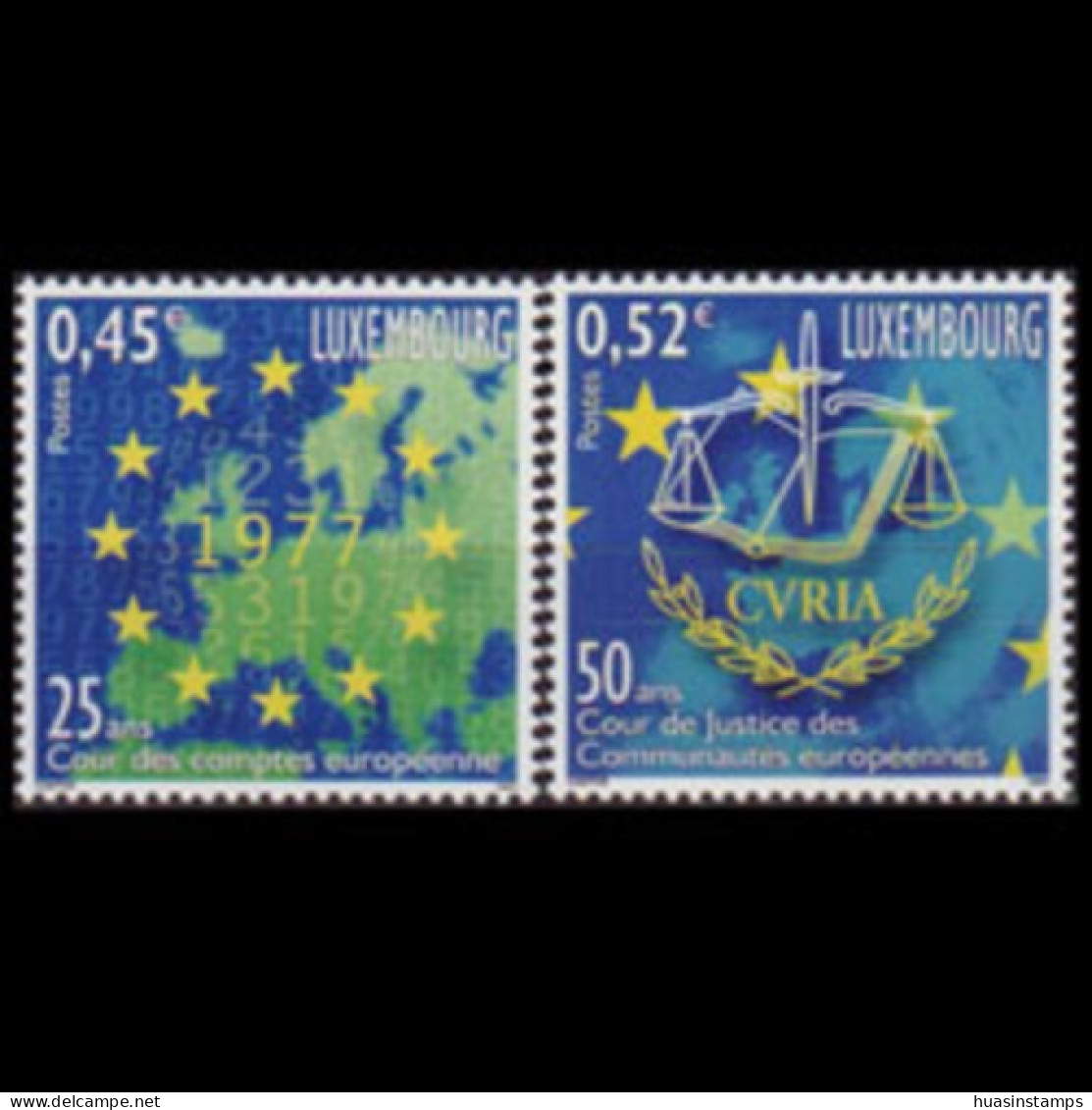 LUXEMBOURG 2002 - Scott# 1088-9 Europe Court Set Of 2 MNH - Unused Stamps