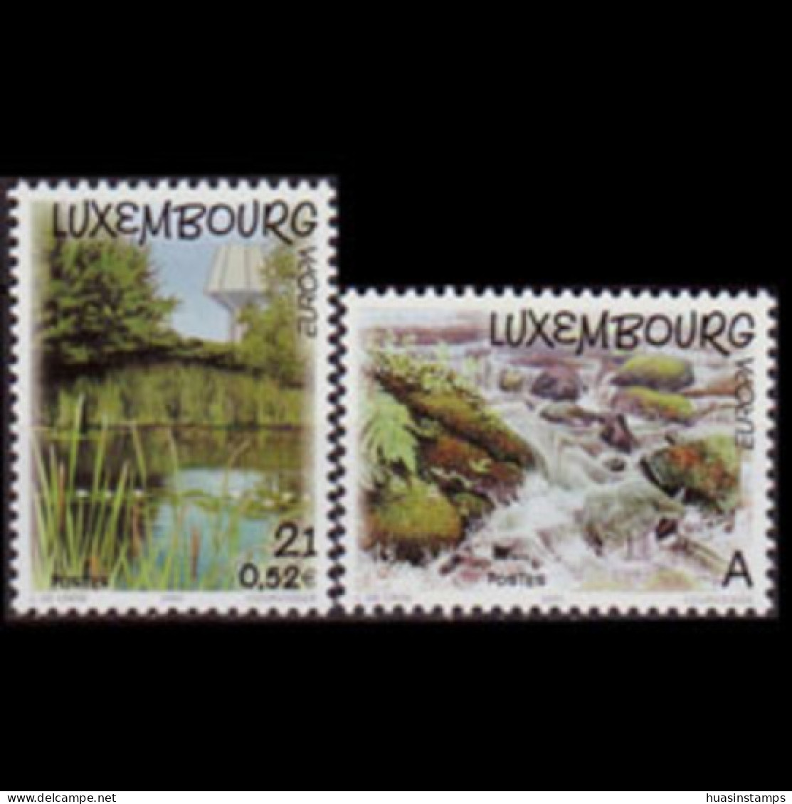 LUXEMBOURG 2001 - Scott# 1053-4 Europa-Water Set Of 2 MNH - Unused Stamps
