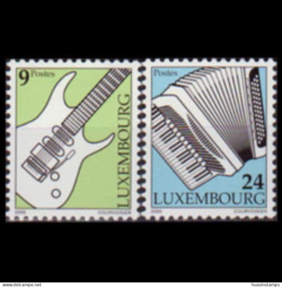 LUXEMBOURG 2000 - #1045-6 Musical Instruments Set Of 2 MNH - Neufs