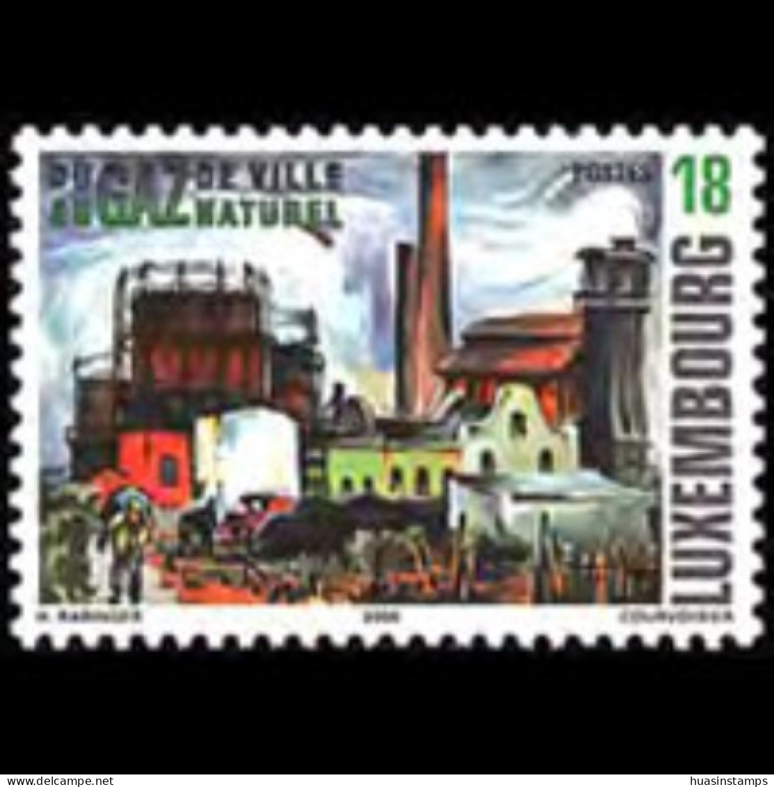 LUXEMBOURG 2000 - Scott# 1034 Gas Works Set Of 1 MNH - Neufs