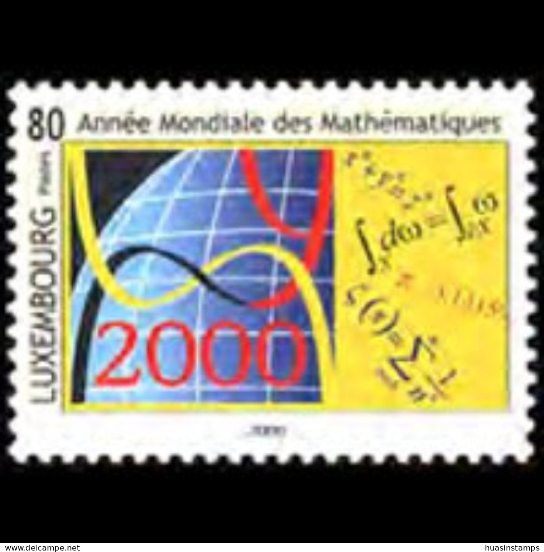 LUXEMBOURG 2000 - Scott# 1025 Mathematics Year Set Of 1 MNH - Neufs