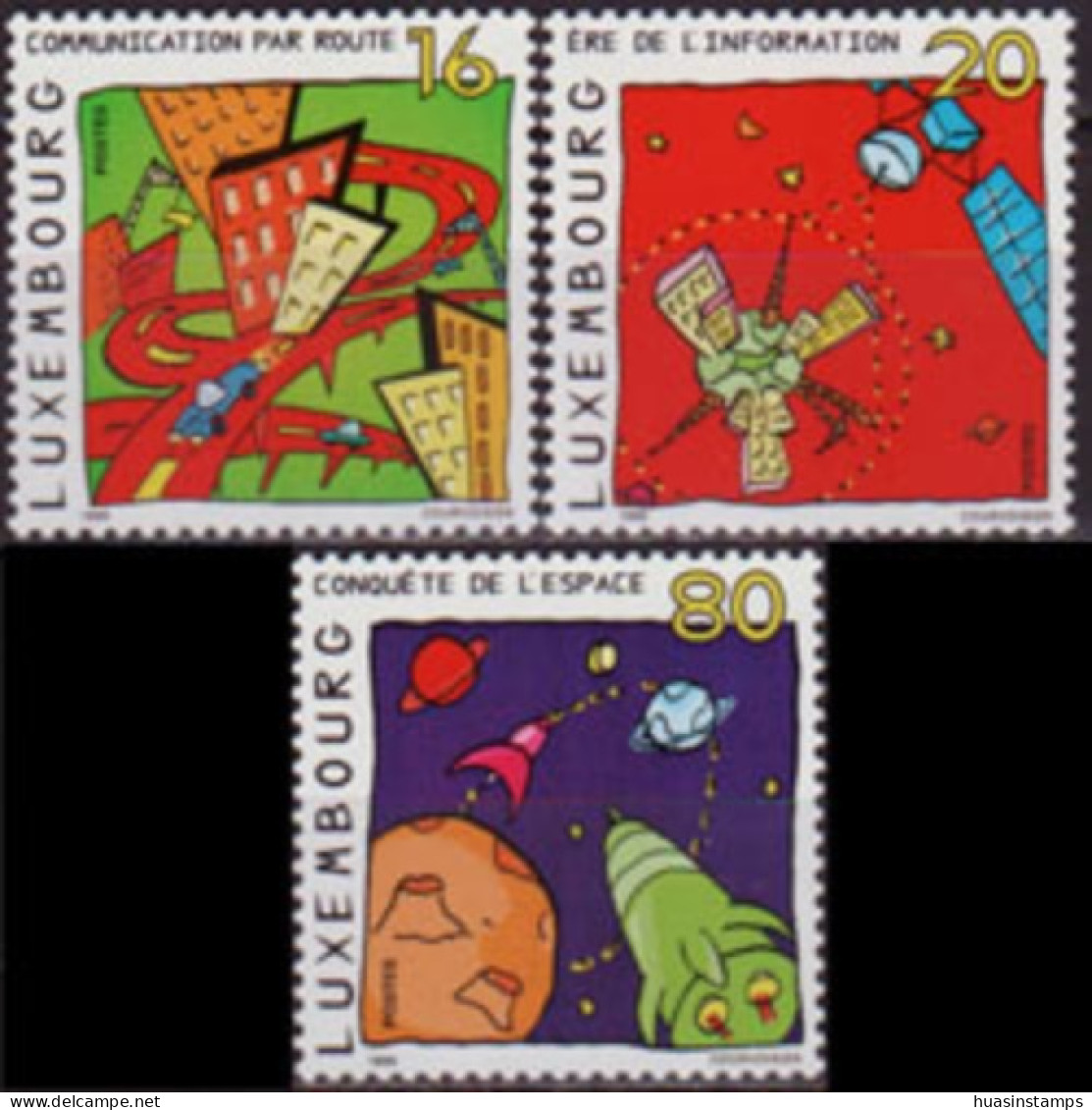 LUXEMBOURG 1999 - Scott# 1017-9 Into Future Set Of 3 MNH - Neufs