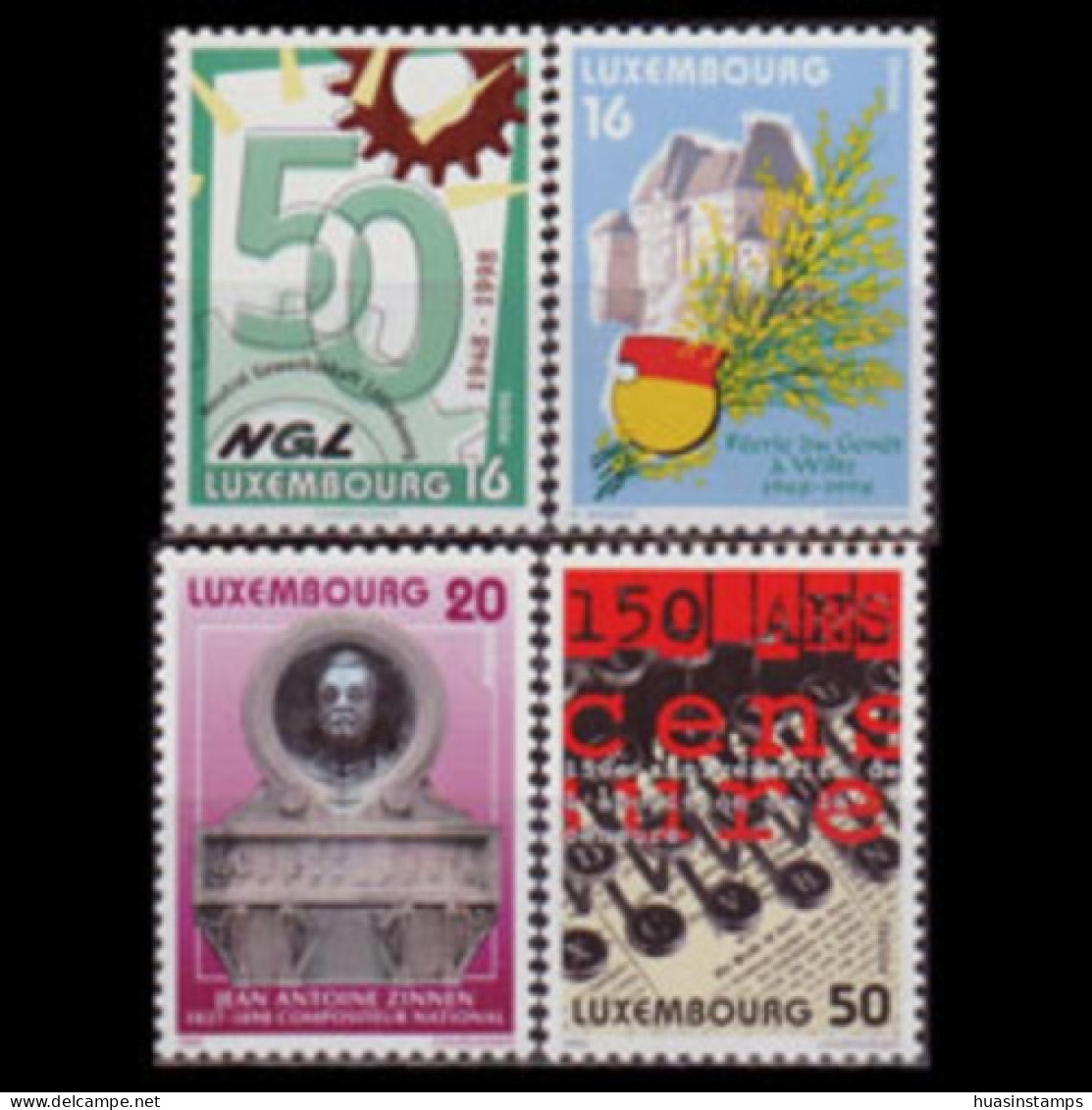 LUXEMBOURG 1998 - Scott# 984-7 Events Set Of 4 MNH - Unused Stamps