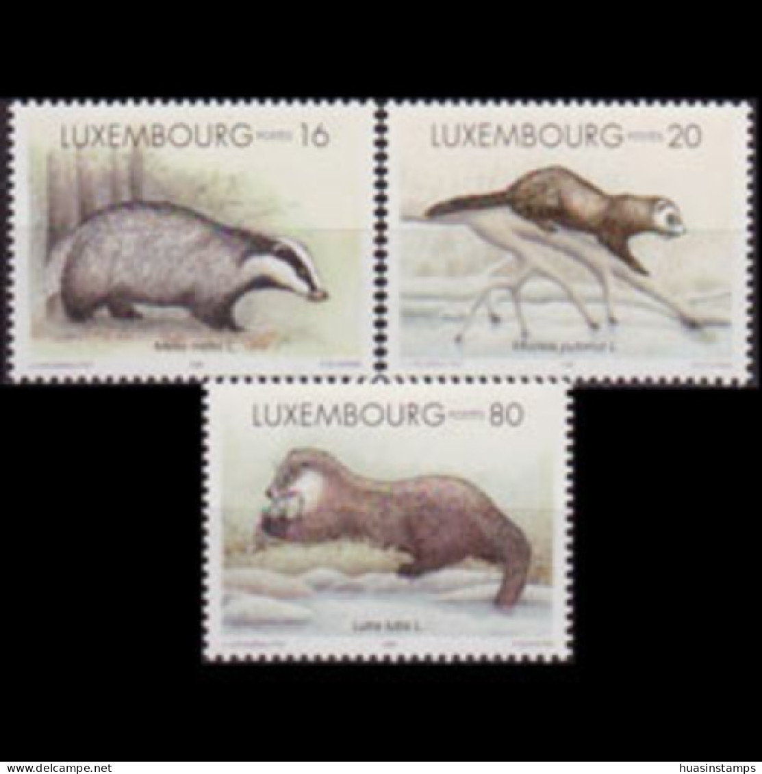 LUXEMBOURG 1996 - Scott# 953-5 Wildlife Set Of 3 MNH - Neufs