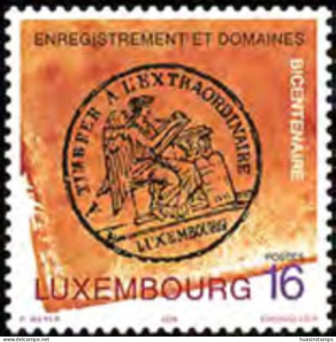 LUXEMBOURG 1996 - Scott# 950 Registration Set Of 1 MNH - Neufs