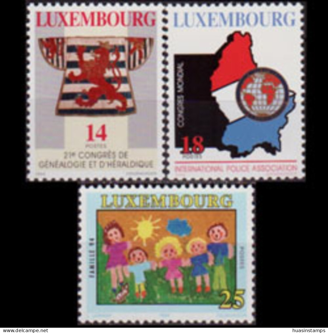 LUXEMBOURG 1994 - Scott# 912-4 Events Set Of 3 MNH - Neufs