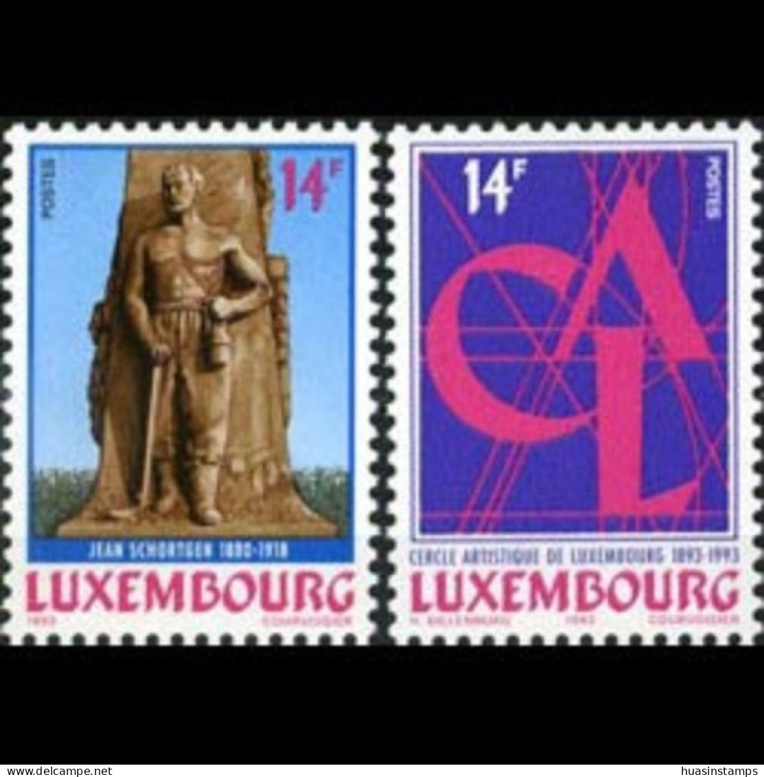 LUXEMBOURG 1993 - Scott# 902-3 Events Set Of 2 MNH - Unused Stamps