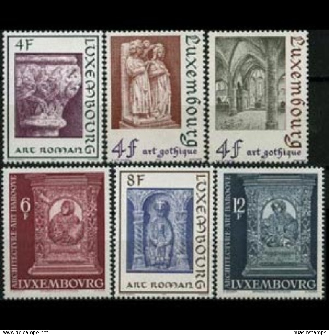 LUXEMBOURG 1973 - Scott# 533-8 Architecture Set Of 6 MNH - Neufs