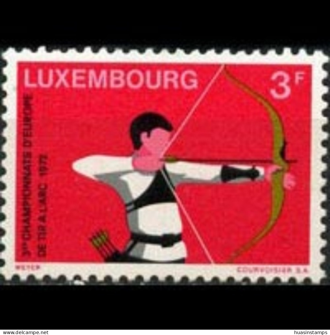 LUXEMBOURG 1972 - Scott# 514 Archery Champ. Set Of 1 MNH - Ungebraucht