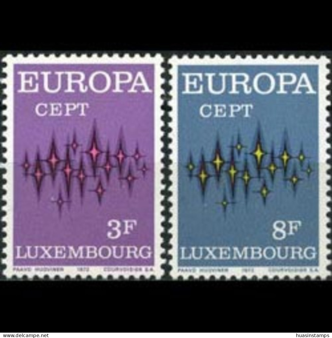 LUXEMBOURG 1972 - Scott# 512-3 Europa Set Of 2 LH - Ungebraucht