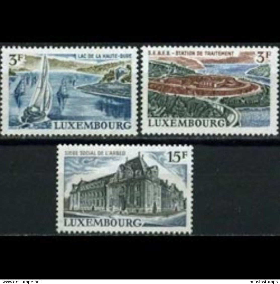 LUXEMBOURG 1971 - Scott# 503-5 Scenes Set Of 3 LH - Ungebraucht