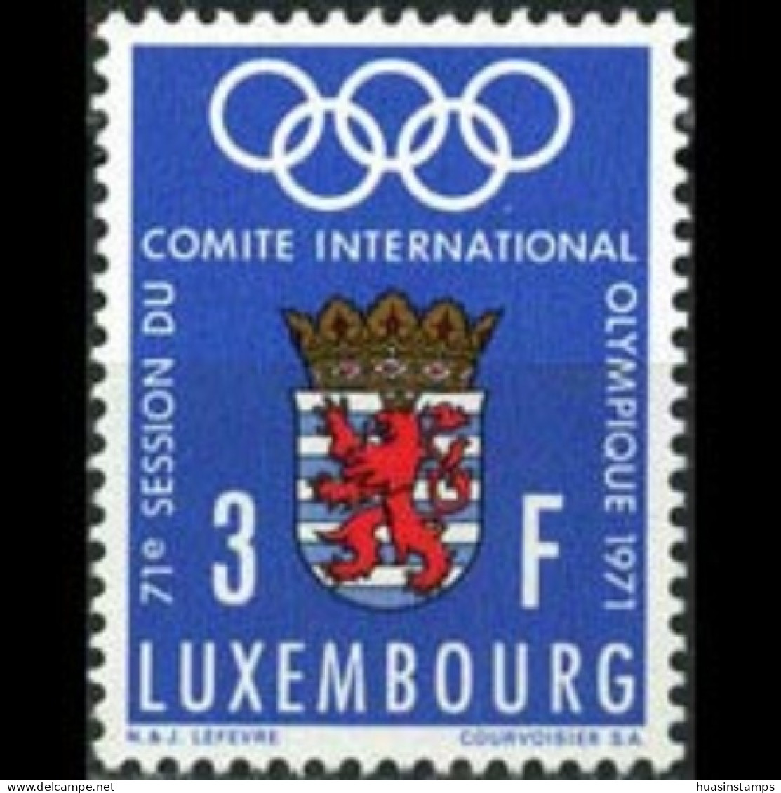 LUXEMBOURG 1971 - Scott# 499 Olympic Comm. Set Of 1 MNH - Neufs