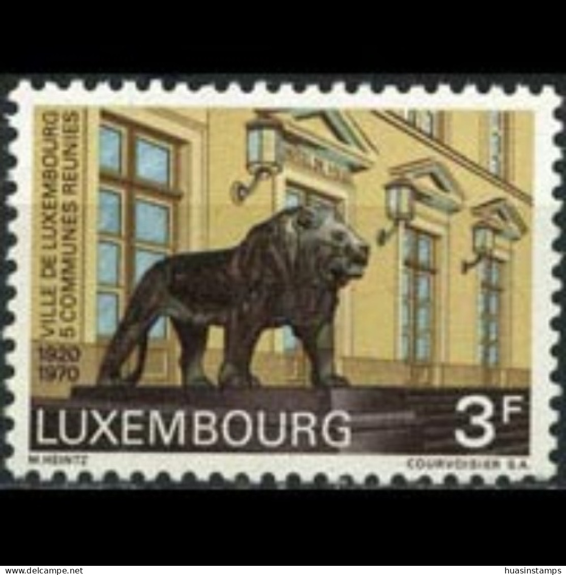 LUXEMBOURG 1970 - Scott# 493 City Hall Set Of 1 MNH - Neufs