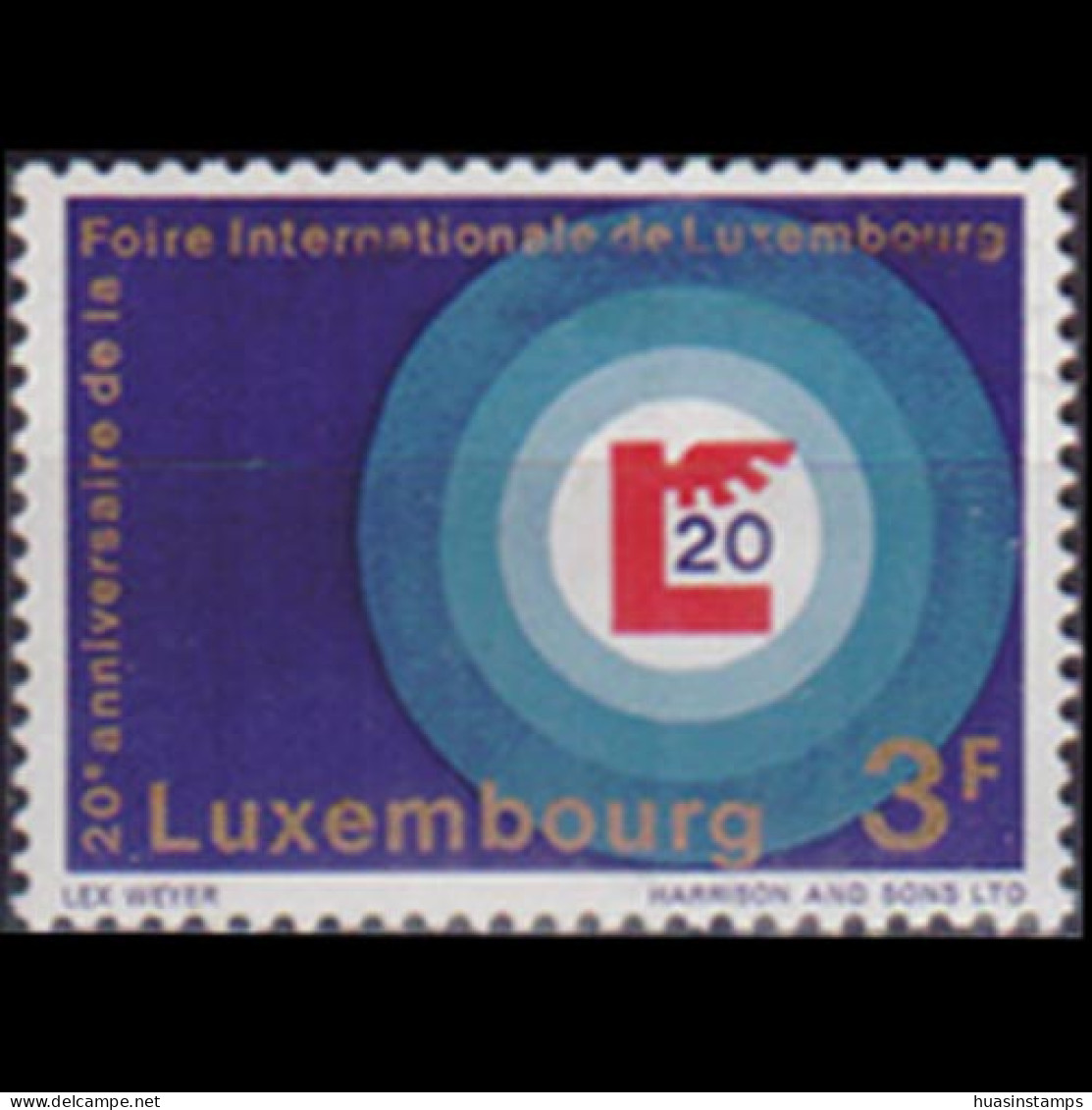 LUXEMBOURG 1968 - Scott# 469 Intl.Fair Set Of 1 MNH - Neufs