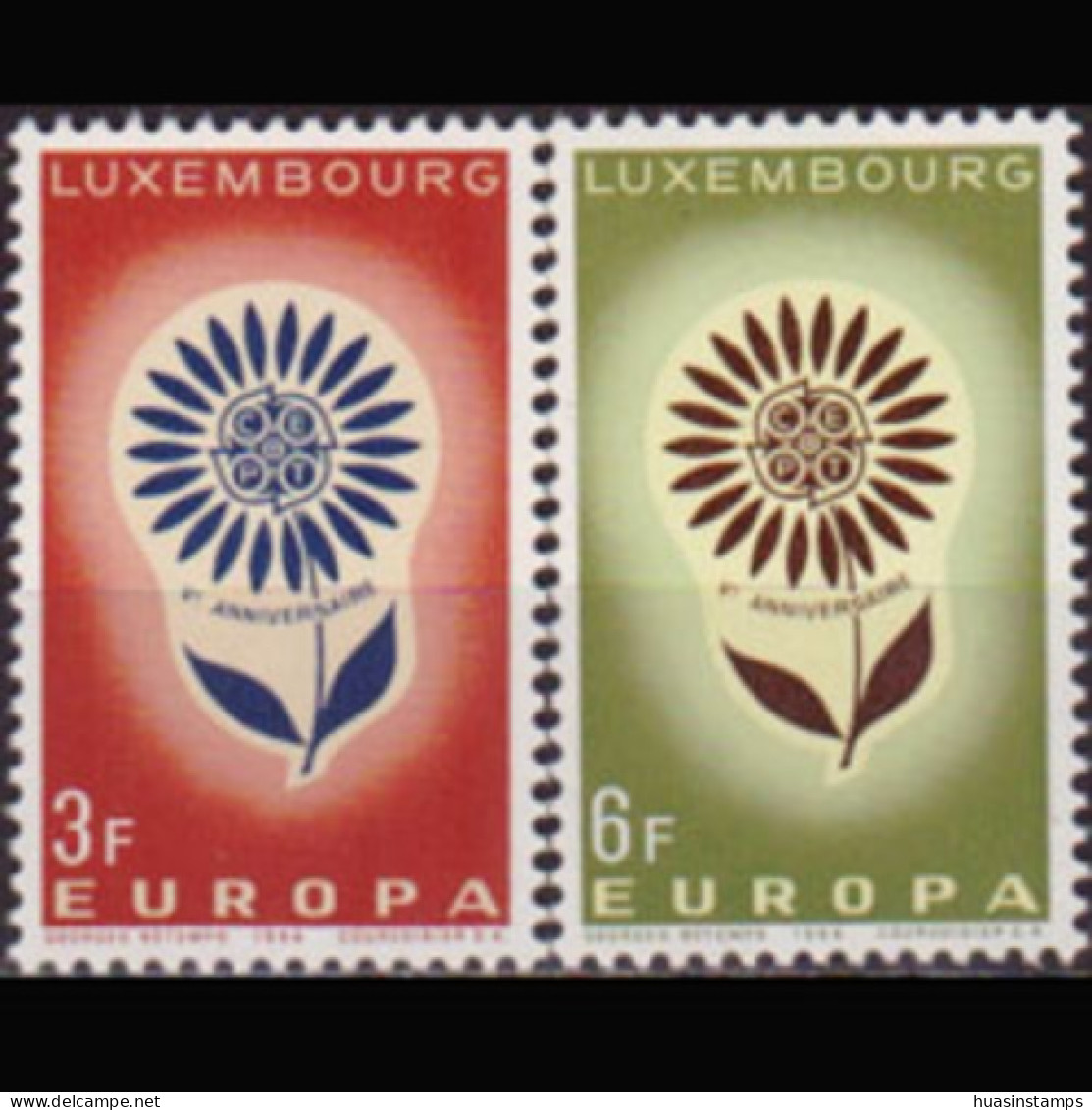 LUXEMBOURG 1964 - Scott# 411-2 Europa Set Of 2 MNH - Unused Stamps