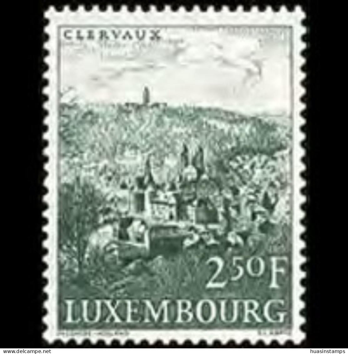 LUXEMBOURG 1961 - Scott# 380 St.Maurice Abbey Set Of 1 MNH - Unused Stamps