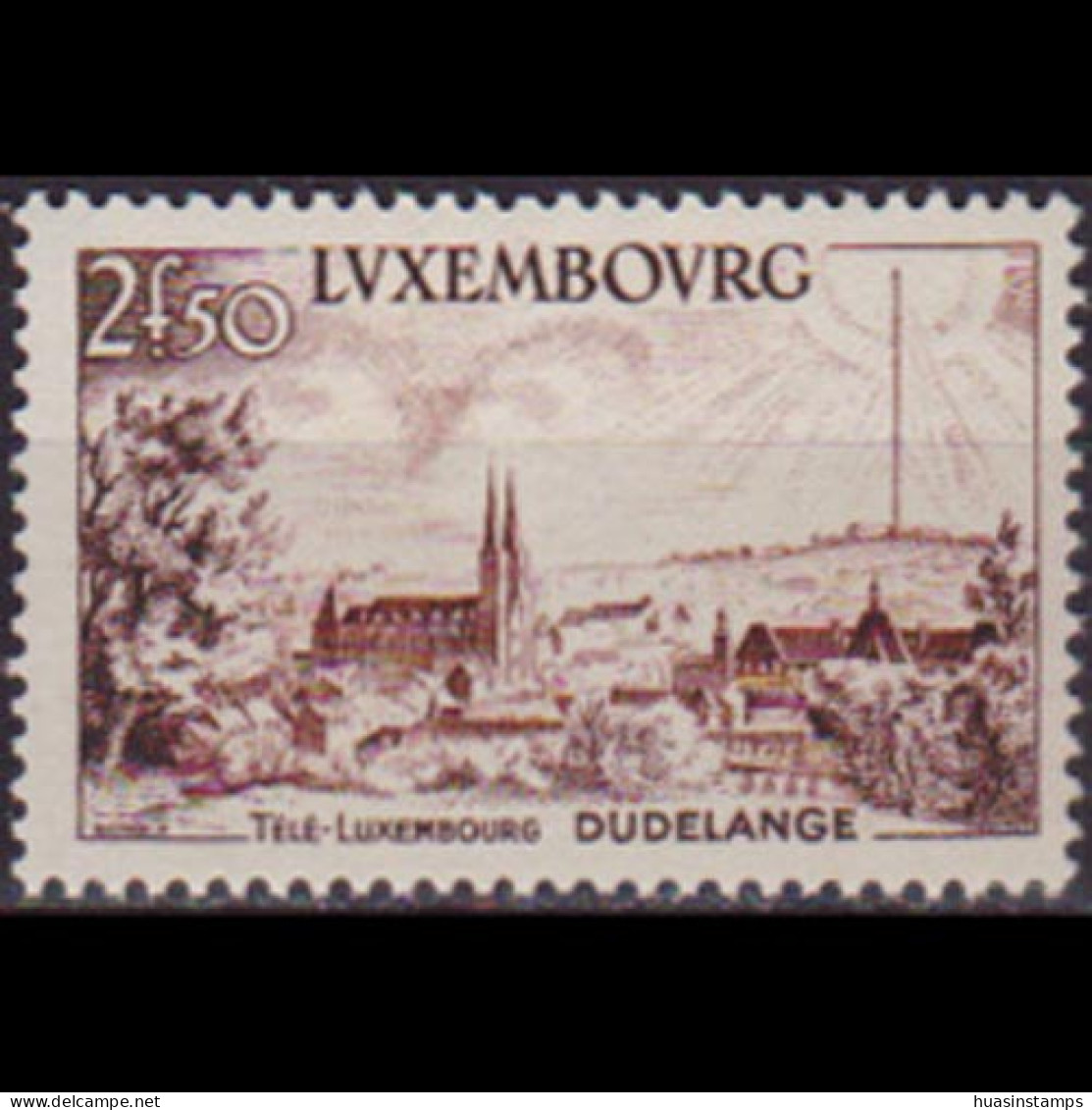 LUXEMBOURG 1955 - Scott# 305 TV Station Set Of 1 MNH - Neufs