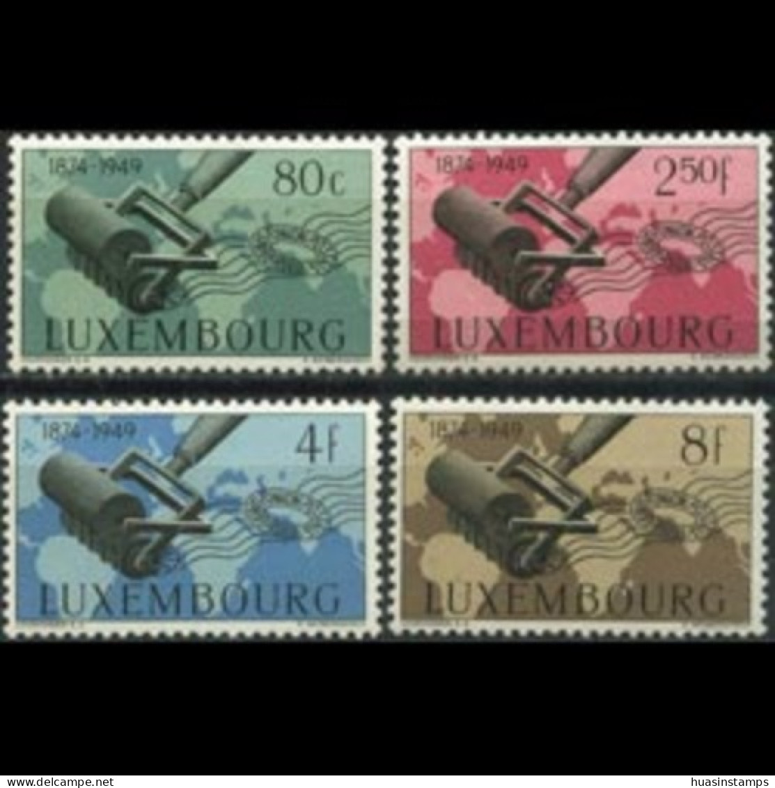 LUXEMBOURG 1949 - Scott# 261-4 UPU 75th. Set Of 4 LH - Neufs