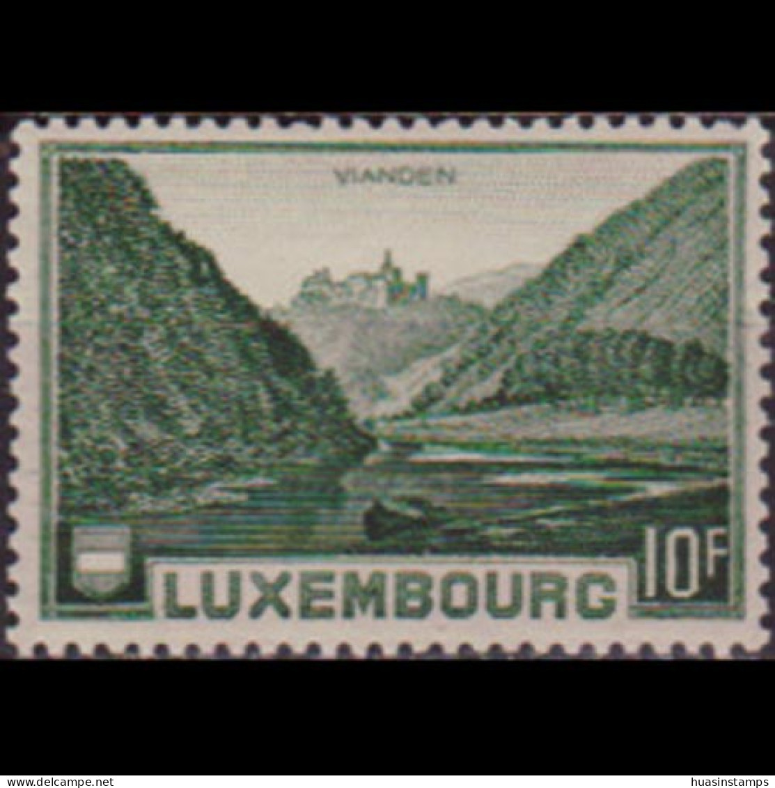 LUXEMBOURG 1935 - Scott# 199 Our Valley Set Of 1 MNH - 1926-39 Charlotte De Profil à Droite