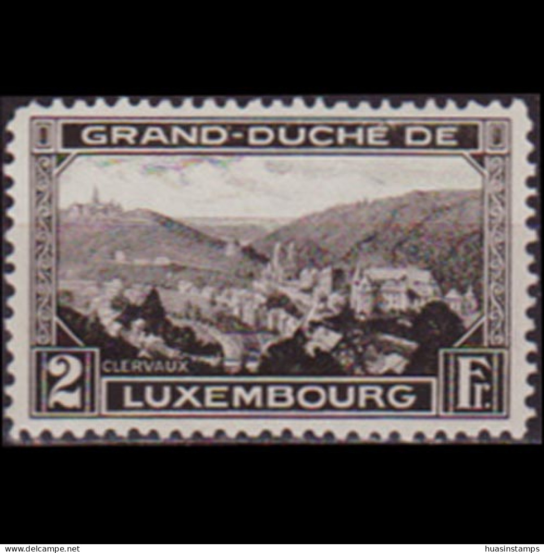 LUXEMBOURG 1928 - #194a Clervaux New Perf. Set Of 1 MNH - 1926-39 Charlotte De Profil à Droite