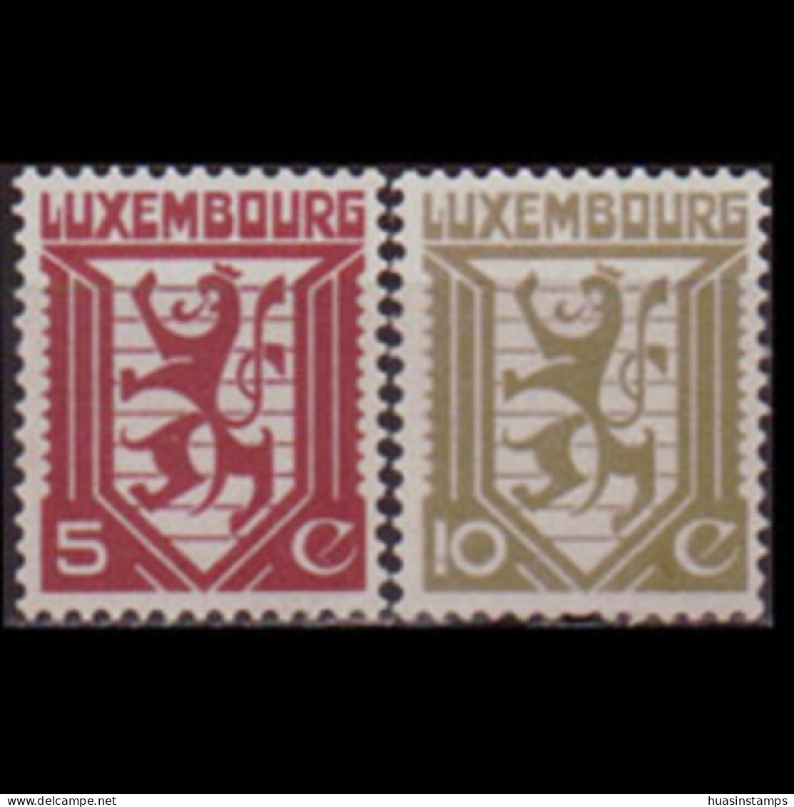 LUXEMBOURG 1930 - Scott# 195-6 Coat Of Arms Set Of 2 MNH - 1926-39 Charlotte Rechtsprofil