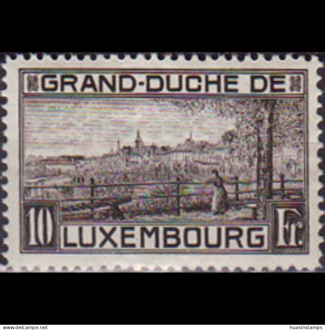 LUXEMBOURG 1923 - Scott# 152 View Set Of 1 MNH Gum Fault - 1895 Adolphe Profil