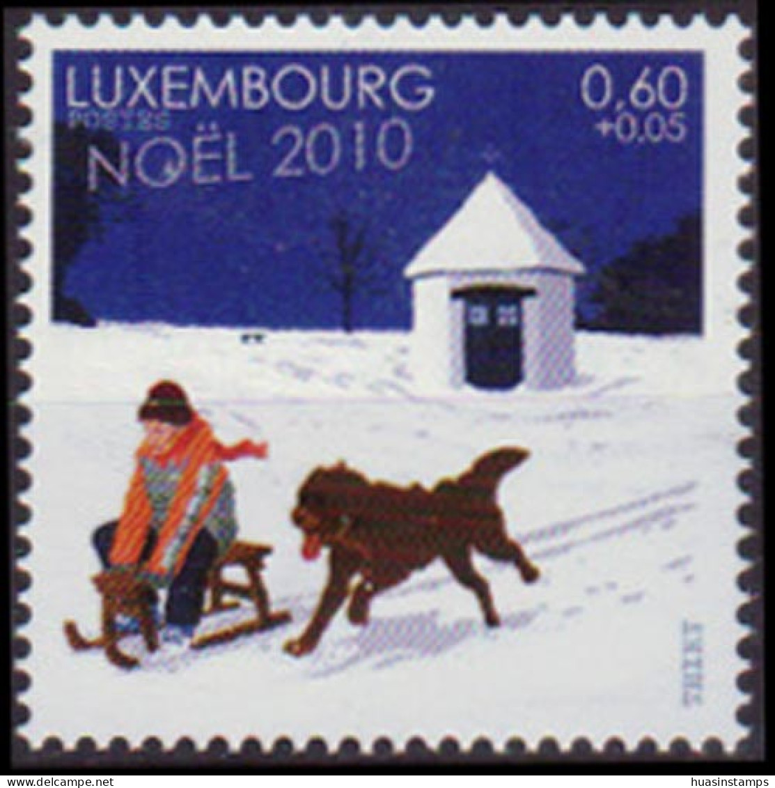 LUXEMBOURG 2010 - Scott# B470 Christmas Set Of 1 LH - Ungebraucht