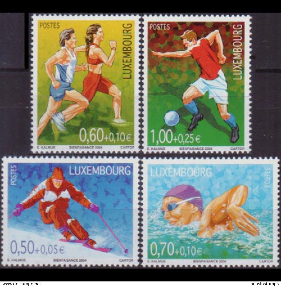 LUXEMBOURG 2004 - Scott# B441-4 Sports Set Of 4 MNH - Nuevos